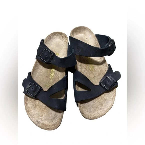 Birkenstock Rio Slide on Buckle Sandal - Picture 1 of 7